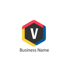 Letter V Logo Template Design