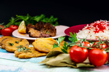 food specialities Mixed Grill Indian Flavor