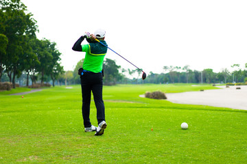 Obraz premium Billion Businesses with Favorite Golf in the Holidays