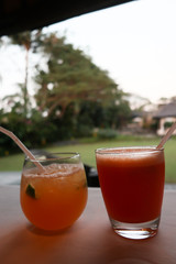 おしゃれなカフェのノンアルコールカクテル