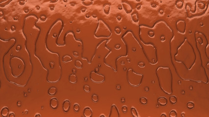 Melting chocolate or cocoa coffee splashes and droplets