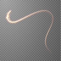 Golden shiny lines vector background. EPS10