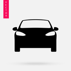 Car icon, vector