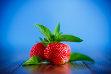 ripe red organic strawberry