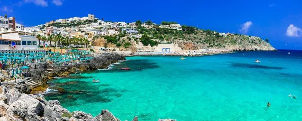 Rolgordijnen Castro - beautiful town resort in Salento, Puglia. italy.  Italian summer holidays © Freesurf