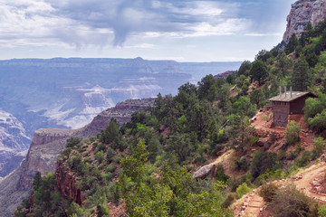 Fototapeta na wymiar Grand Canyon Cabin