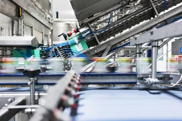 Carpet in beverage factory, refrigerants to pass with speed. © silvapinto