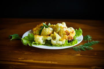 cauliflower fried in batter