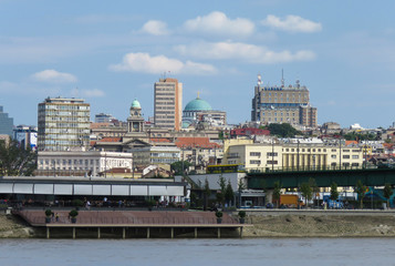 View to Belgrade over Sava river