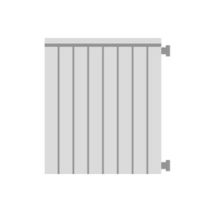 Heating radiator. Isolated on white background. Vector illustration.