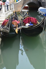 Fototapeta na wymiar Gondolas de Veneza