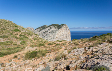 Fototapeta na wymiar Falaies du cap de Formentor
