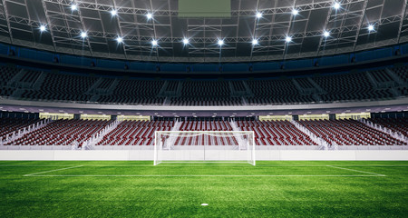 3d stadium field render © DigitalGenetics