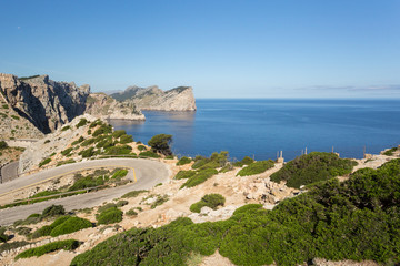 Route sinueuse au cap Formentor