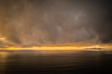 Storm, Cies and ship