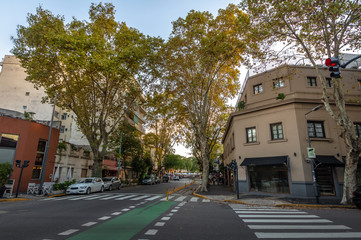 Fototapeta na wymiar Buildings at Palermo Soho - Buenos Aires, Argentina