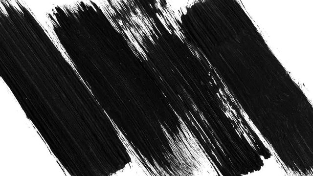 Brush stroke black and white transition background. Animation of paint splash. Abstract background for ad and presentations