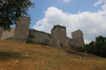 Fototapeta premium View to Manasija monastery walls, Despotovac, Serbia