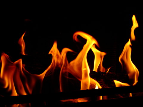 Flammes de chemin&eacute;e 