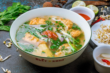 Vietnamese soup Pho Ho