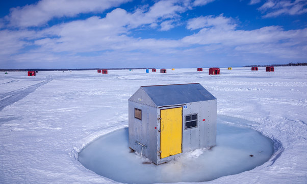 Ice Fishing Shack Images – Browse 3,484 Stock Photos, Vectors, and