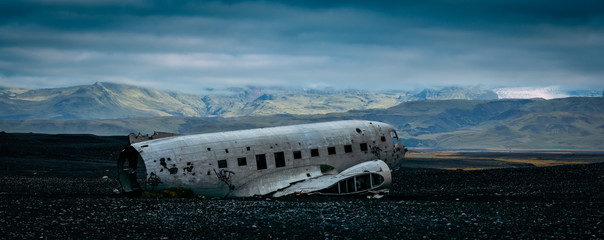 Abgestürzte DC3 - Süden von Island