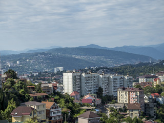 Obraz premium Sightseeing tower on the city of Sochi