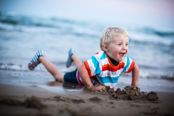 große Freude im Urlaub