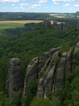 Vordere Torsteine, s&auml;chsische Schweiz Schrammsteine 1