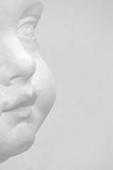 sculpture, child, plaster, art