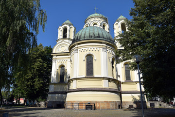 Fototapeta na wymiar Częstochowa. Kościół pw. Św. Jakuba przy placu Biegańskiego