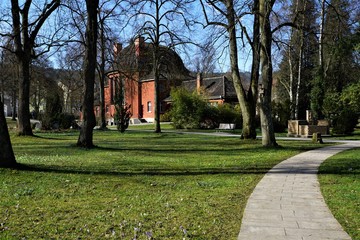 krematorium am friedhof in tuttlingen in deutschland