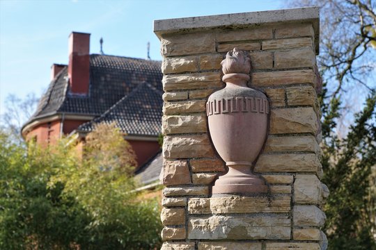 krematorium am friedhof in tuttlingen in deutschland