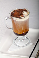 Coffee with ice-cream