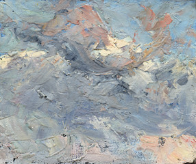 Oil painting, abstract