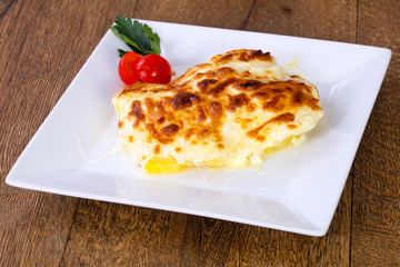 Potato graten with cheese
