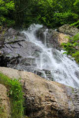 Waterfall of St. Andrew near Sarpi town in Adjara, Georgia