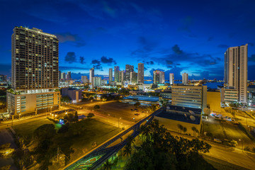 Fototapeta premium Downtown amanecer