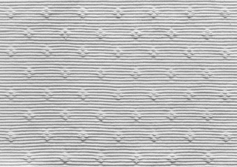 Full frame background of a seamless tablecloth viewed from above in black and white