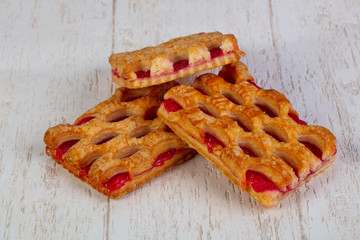Delicious puff pastry