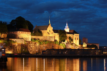 Akershus Fortress and Castle, a medieval castle built to protect and provide a royal residence for...