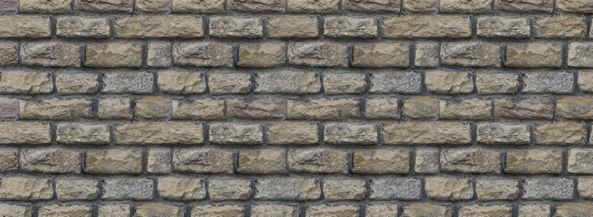 narrow panoramic background lime gray stone series of weathered blocks base wall of the castle old...