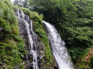Fototapeta na wymiar 白銀の滝