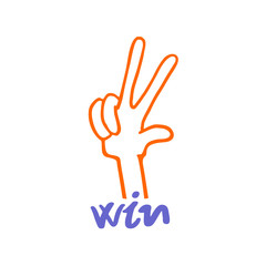 winner hand icon