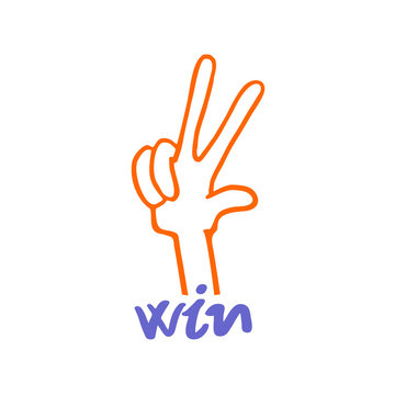 winner hand icon