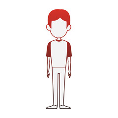 Man cartoon isolated vector illustration graphic design