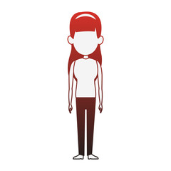 Woman cartoon isolated vector illustration graphic design