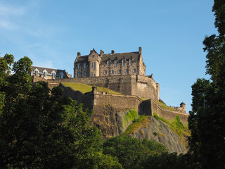 Fototapeta na wymiar Edinburgh castle in Scotland