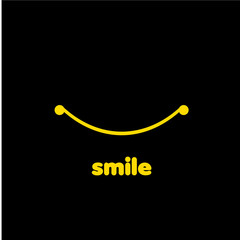 Smile Vector Template Design Illustration