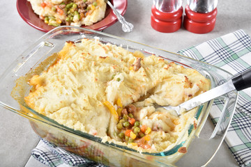 Fresh baked Shepherds Pie